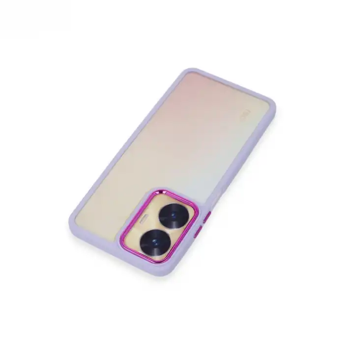 Realme C55 Kılıf Dora Kapak - Lila