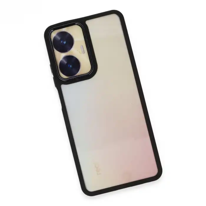 Realme C55 Kılıf Dora Kapak - Siyah