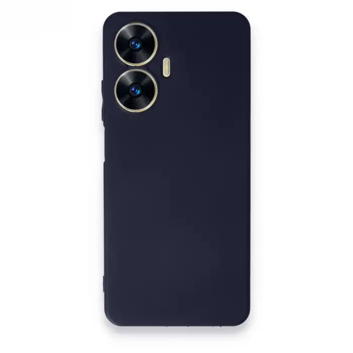 Realme C55 Kılıf First Silikon - Lacivert