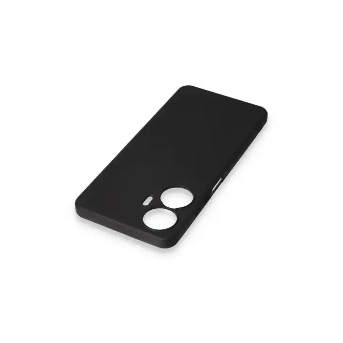 Realme C55 Kılıf First Silikon - Siyah