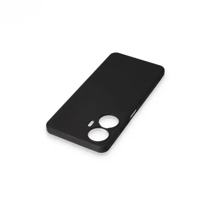Realme C55 Kılıf First Silikon - Siyah