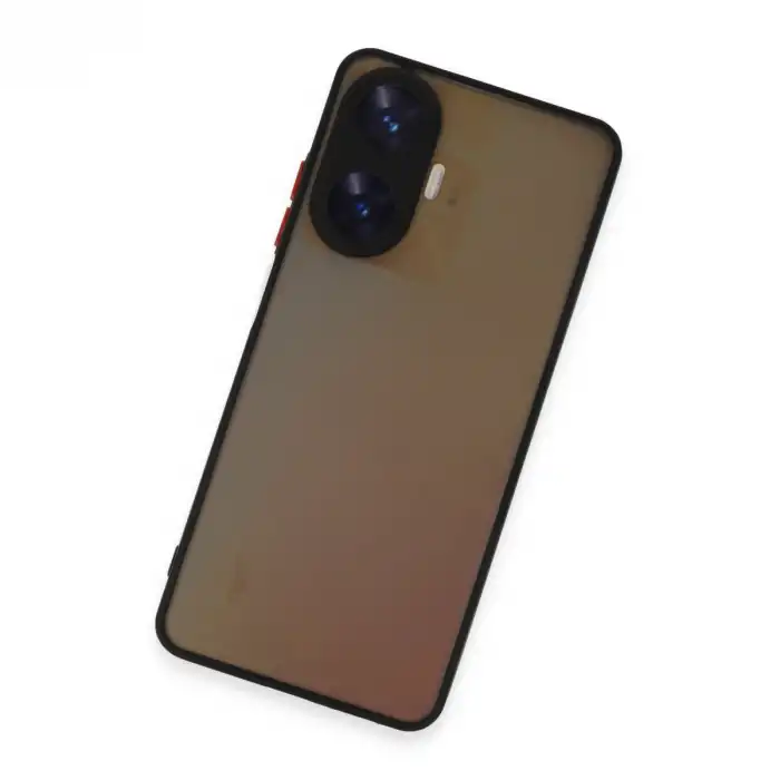 Realme C55 Kılıf Montreal Silikon Kapak - Siyah