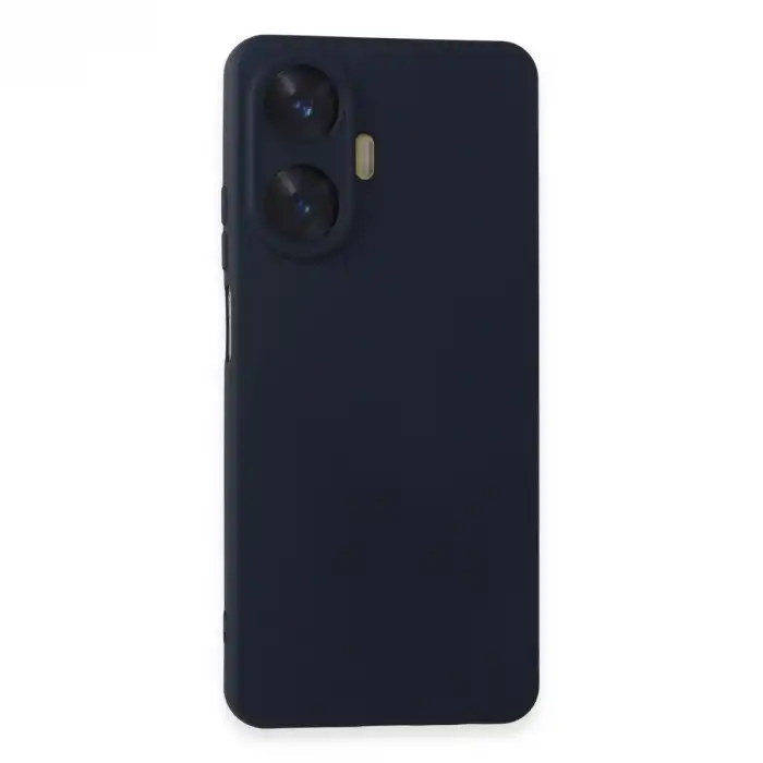 Realme C55 Kılıf Nano İçi Kadife Silikon - Lacivert
