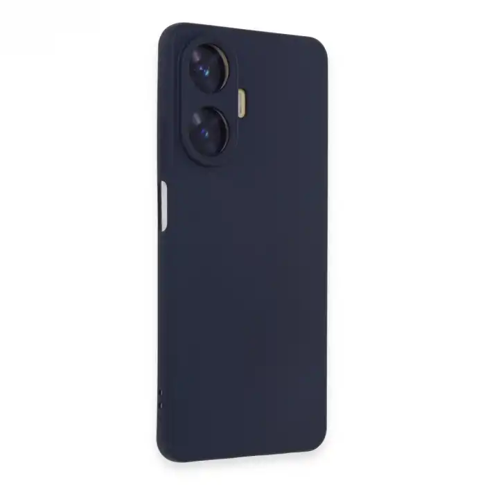 Realme C55 Kılıf Nano İçi Kadife Silikon - Mor