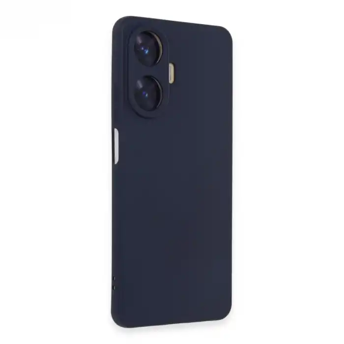 Realme C55 Kılıf Nano İçi Kadife Silikon - Mor