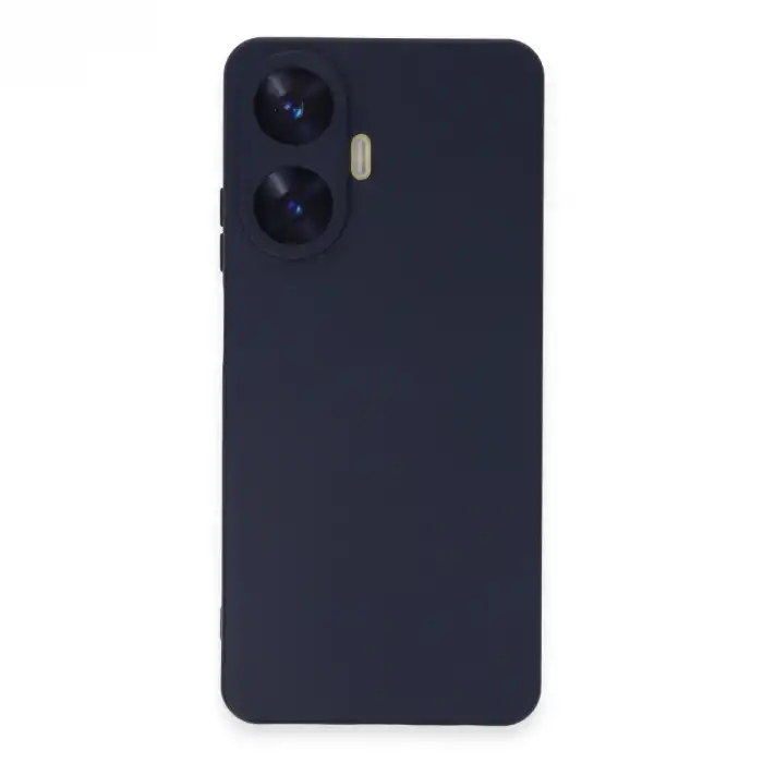 Realme C55 Kılıf Nano İçi Kadife Silikon - Mor
