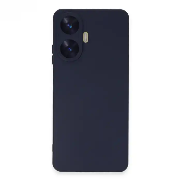 Realme C55 Kılıf Nano İçi Kadife Silikon - Mor