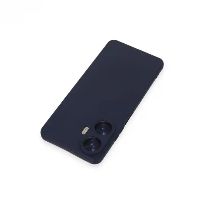 Realme C55 Kılıf Nano İçi Kadife Silikon - Mor