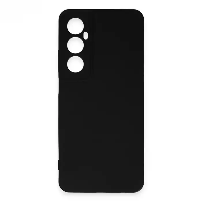 Realme C65 Kılıf First Silikon - Siyah