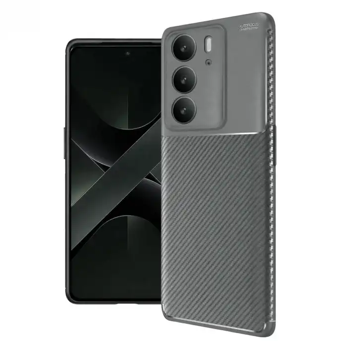 Realme C75 4g Auto Focus Karbon Kapak - Gri