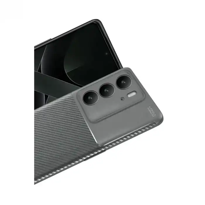 Realme C75 4g Auto Focus Karbon Kapak - Gri