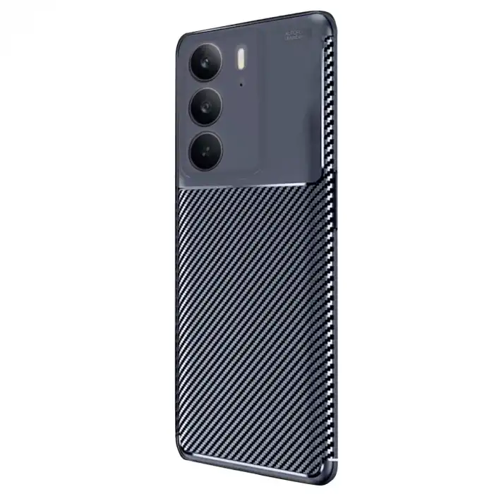 Realme C75 4g Auto Focus Karbon Kapak - Lacivert