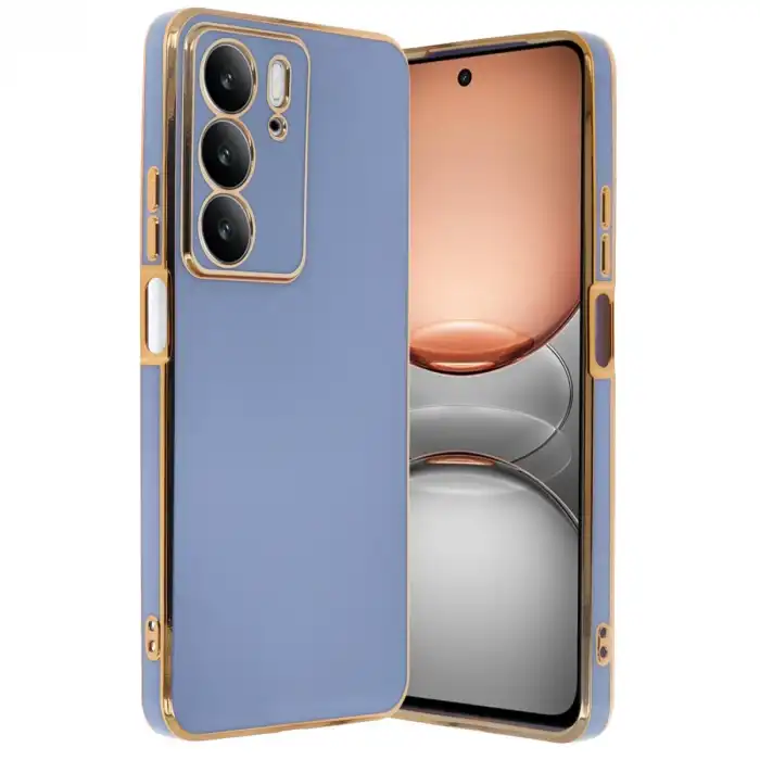 Realme C75 4g Kılıf Volet Silikon - Mavi