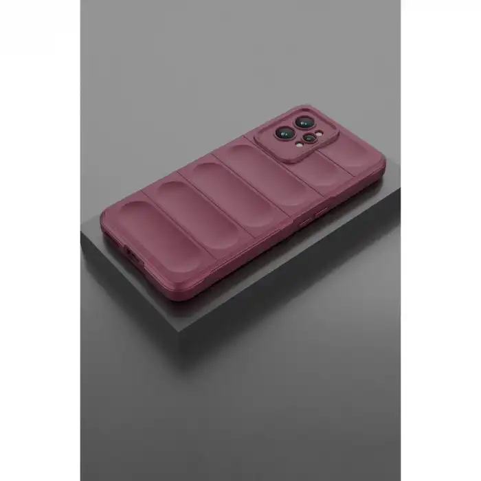Realme Gt2 Pro 5g Kılıf Optimum Silikon - Bordo