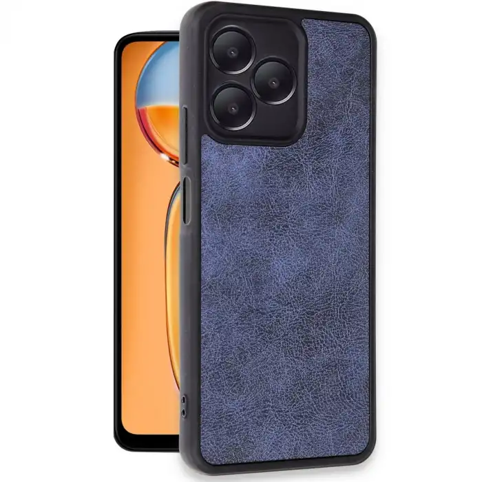 Realme Note 50 4g Kılıf Aras Deri Kapak - Lacivert