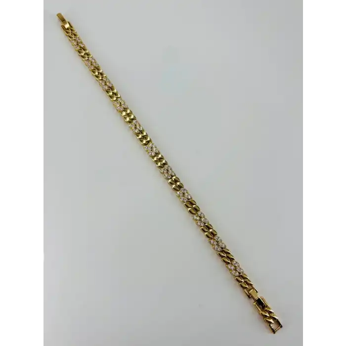 Renk  Pirinç Cm Bileklik 17+2 Cm  - Kbl0486