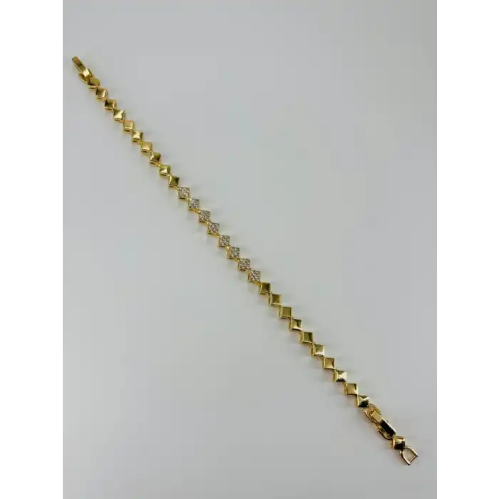 Renk  Pirinç Cm Bileklik 17+2 Cm  - Kbl0491