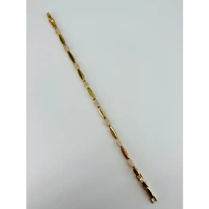 Renk  Pirinç Cm Bileklik 17+2 Cm  - Kbl0519