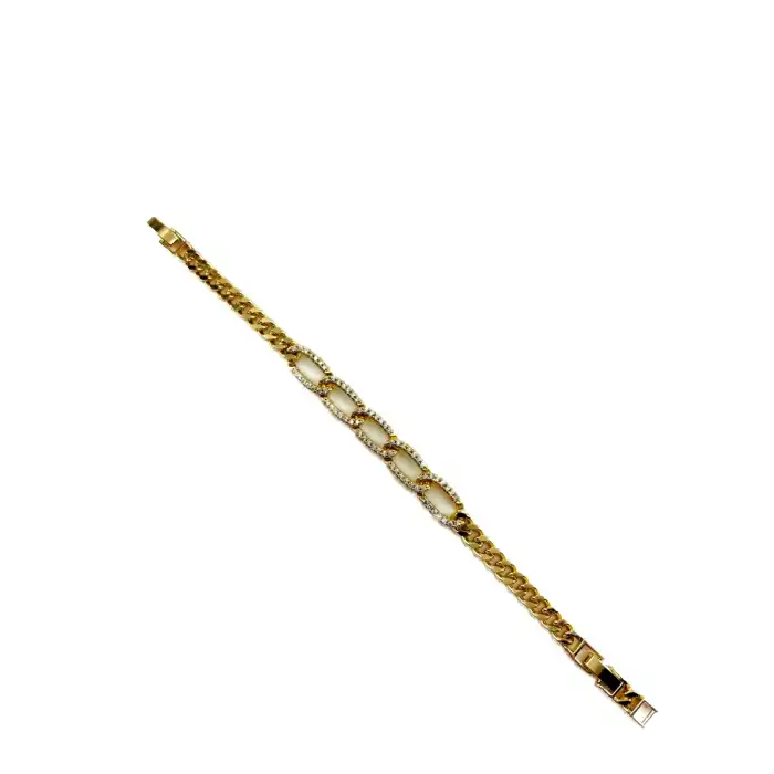 Renk  Pirinç Cm Bileklik 17+2 Cm  - Kbl0523