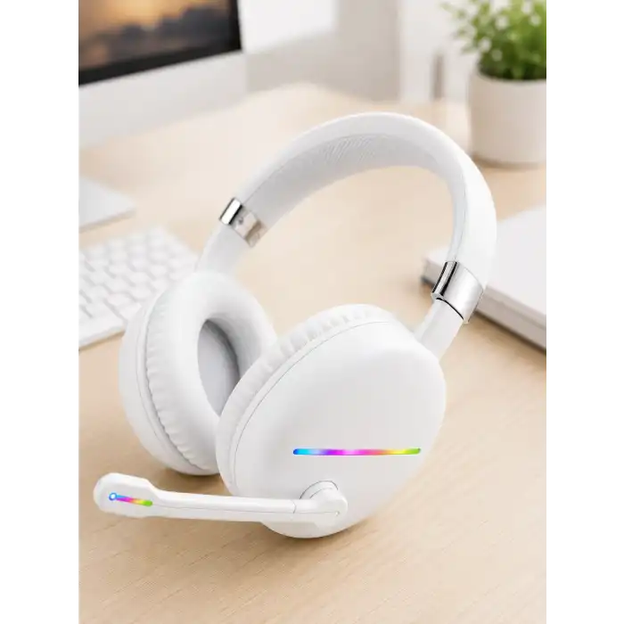 RGB BEYAZ KULAKLIK MAX-17