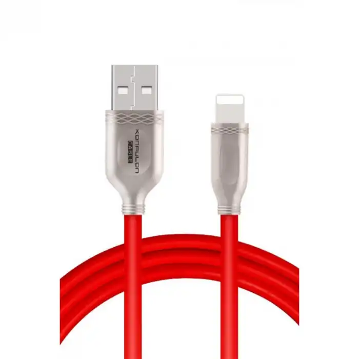 S48 Lightning Kablo İphone Uyumlu 1m 3a - Kırmızı