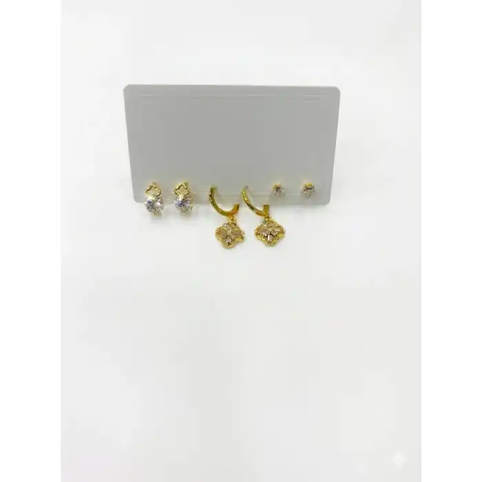 Sallantılı Altılı Küpe