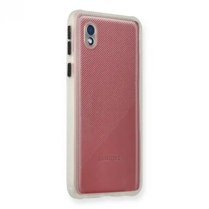 Samsung Galaxy A01 Core Kılıf Miami Şeffaf Silikon - Şeffaf