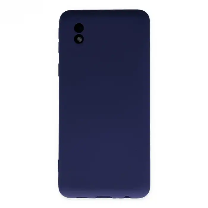 Samsung Galaxy A01 Core Kılıf Nano İçi Kadife Silikon - Lacivert