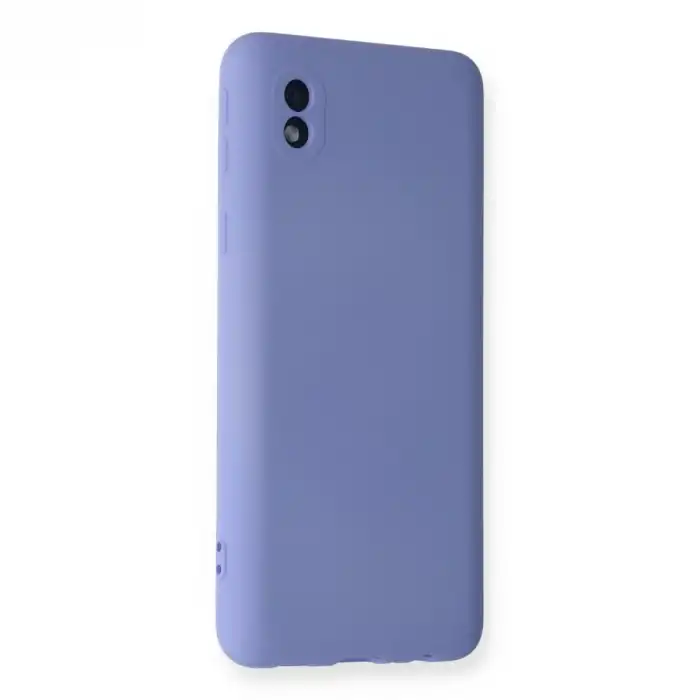 Samsung Galaxy A01 Core Kılıf Nano İçi Kadife Silikon - Lila