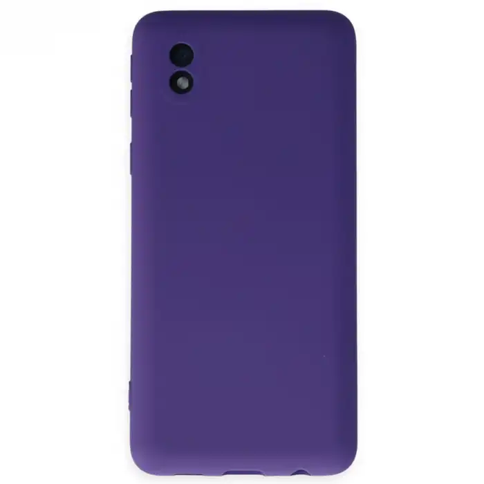 Samsung Galaxy A01 Core Kılıf Nano İçi Kadife Silikon - Mor