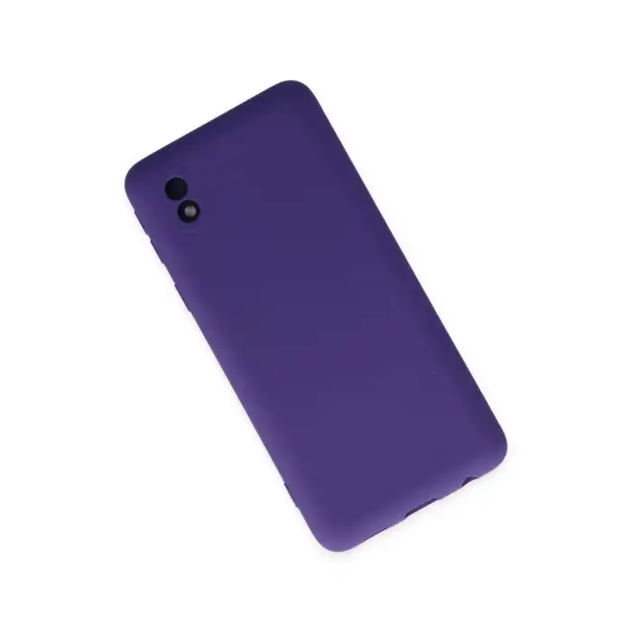 Samsung Galaxy A01 Core Kılıf Nano İçi Kadife Silikon - Mor