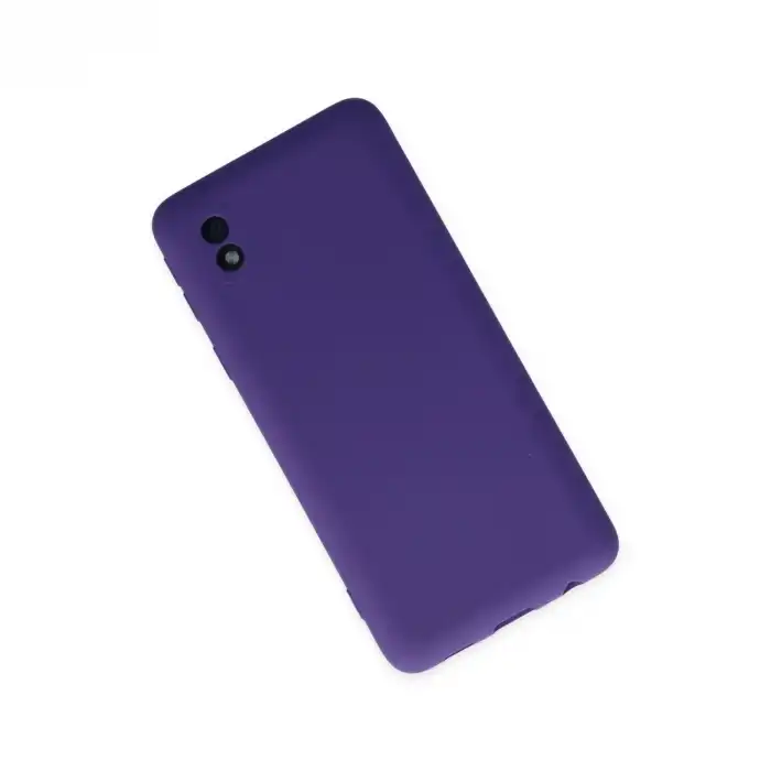 Samsung Galaxy A01 Core Kılıf Nano İçi Kadife Silikon - Mor