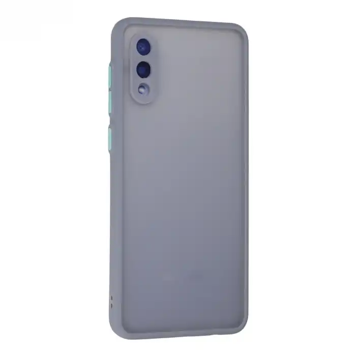 Samsung Galaxy A02 Kılıf Montreal Silikon Kapak - Gri