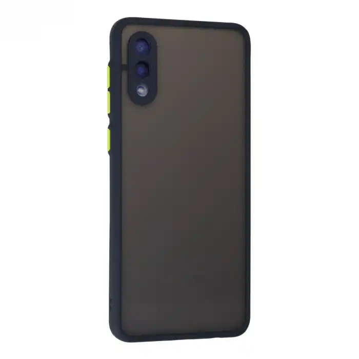 Samsung Galaxy A02 Kılıf Montreal Silikon Kapak - Lacivert