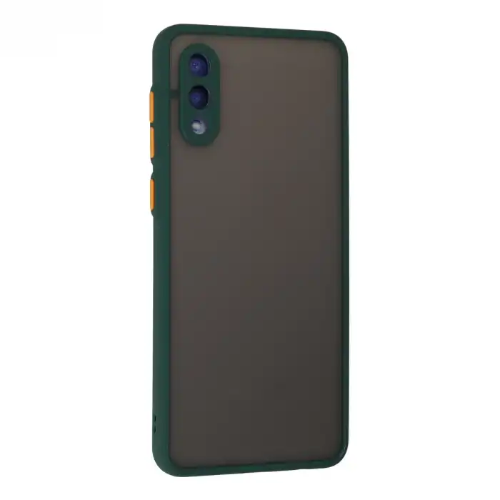 Samsung Galaxy A02 Kılıf Montreal Silikon Kapak - Yeşil