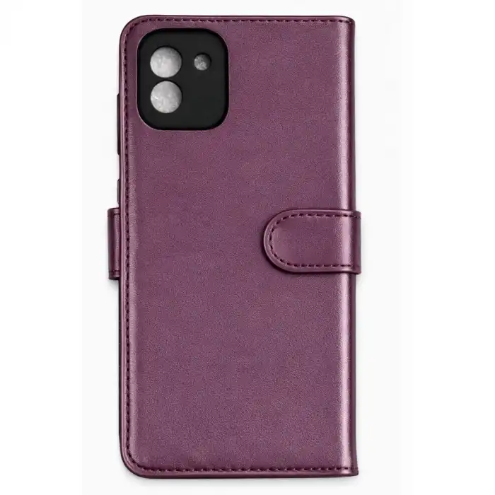 Samsung Galaxy A03 Core Kılıf Trend S Plus Kapaklı Kılıf - Mor