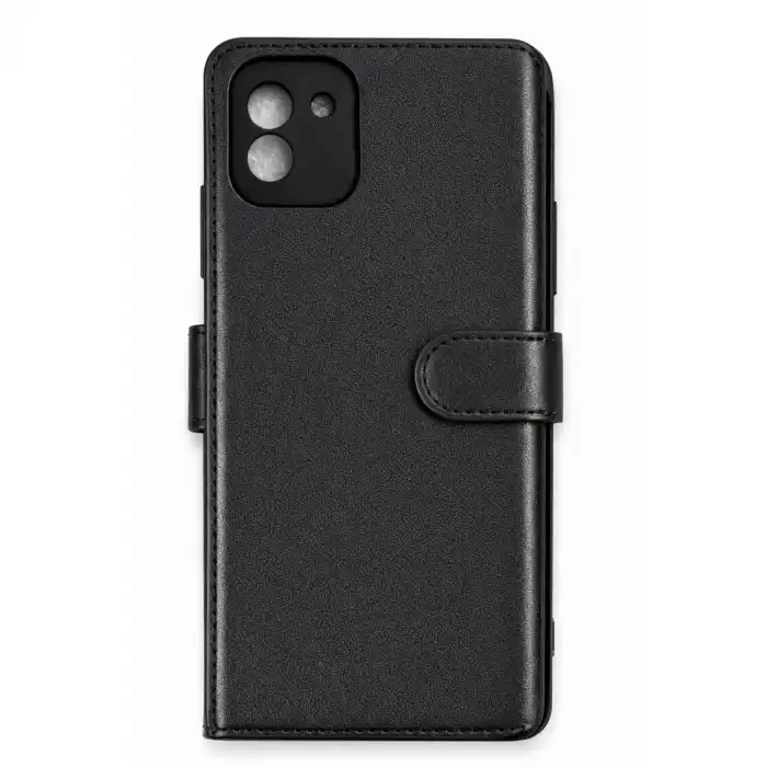 Samsung Galaxy A03 Core Kılıf Trend S Plus Kapaklı Kılıf - Siyah