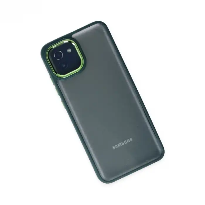Samsung Galaxy A03 Kılıf Dora Kapak - Haki Yeşil