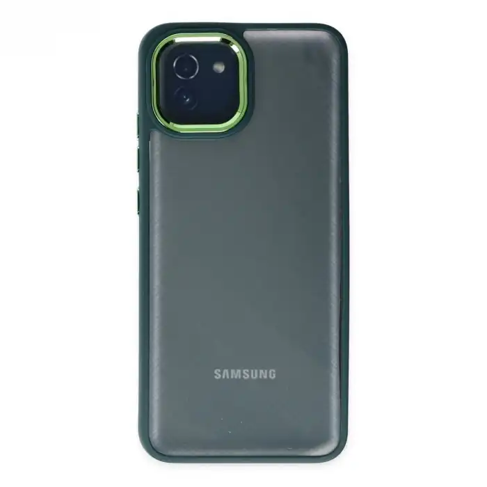 Samsung Galaxy A03 Kılıf Dora Kapak - Haki Yeşil