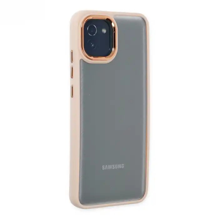 Samsung Galaxy A03 Kılıf Dora Kapak - Pudra