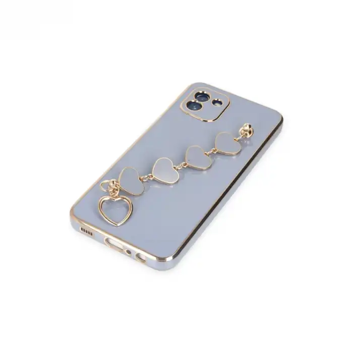 Samsung Galaxy A03 Kılıf Esila Silikon - Gri