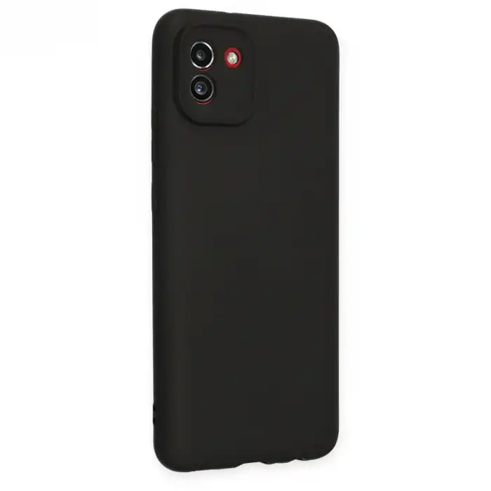 Samsung Galaxy A03 Kılıf First Silikon - Siyah