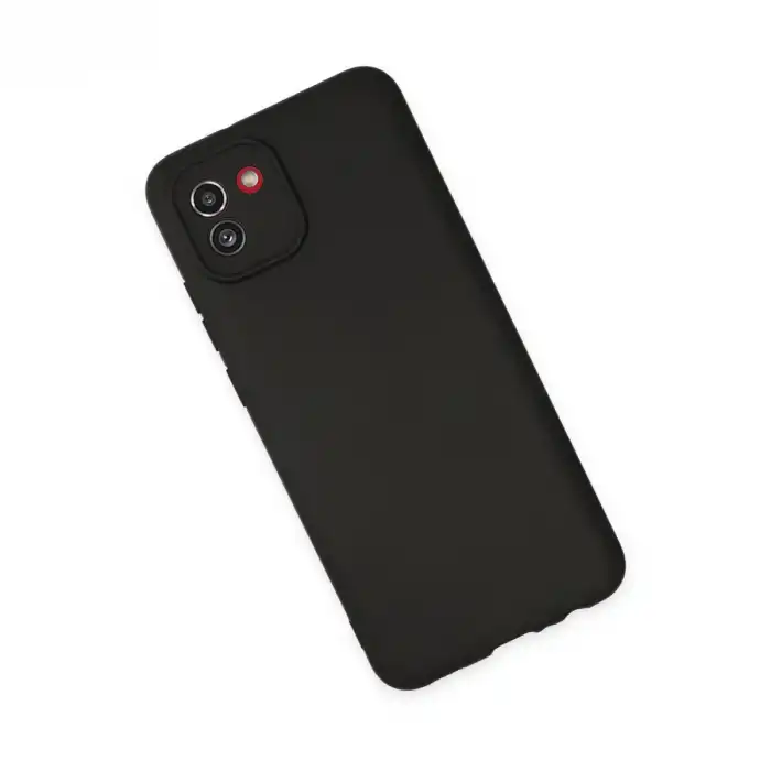 Samsung Galaxy A03 Kılıf First Silikon - Siyah