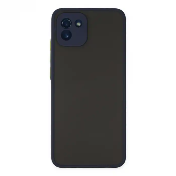Samsung Galaxy A03 Kılıf Montreal Silikon Kapak - Lacivert