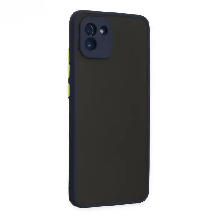 Samsung Galaxy A03 Kılıf Montreal Silikon Kapak - Lacivert