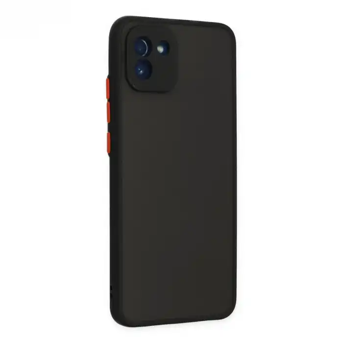 Samsung Galaxy A03 Kılıf Montreal Silikon Kapak - Siyah