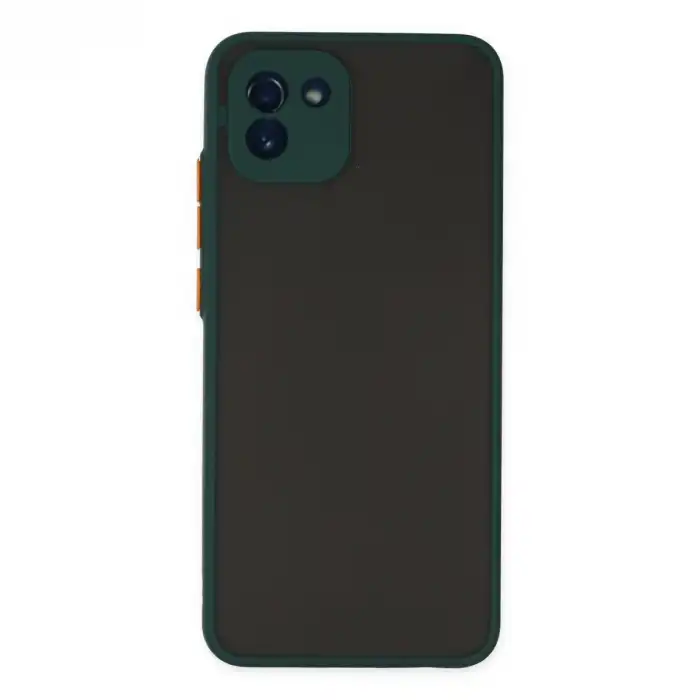 Samsung Galaxy A03 Kılıf Montreal Silikon Kapak - Yeşil