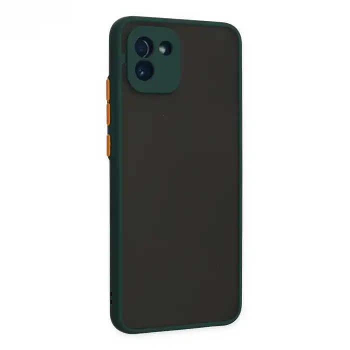 Samsung Galaxy A03 Kılıf Montreal Silikon Kapak - Yeşil