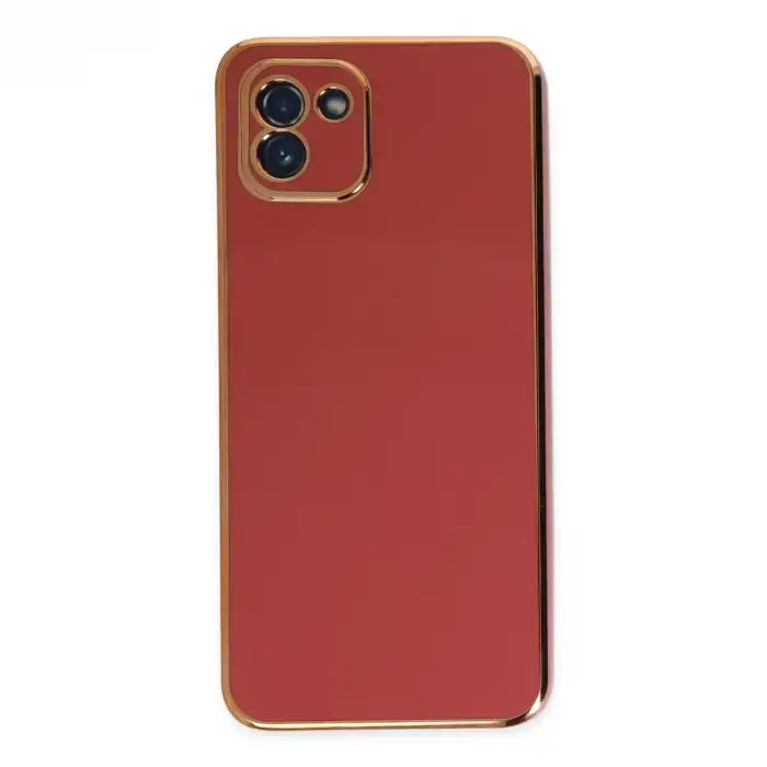 Samsung Galaxy A03 Kılıf Volet Silikon - Kırmızı