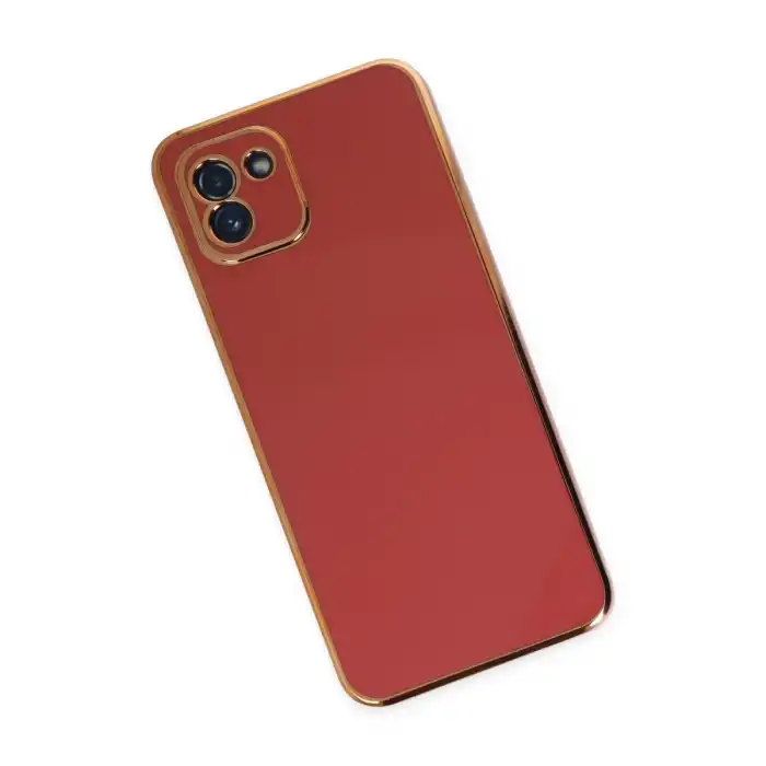 Samsung Galaxy A03 Kılıf Volet Silikon - Kırmızı